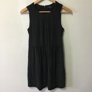Madewell Silk Black Dress